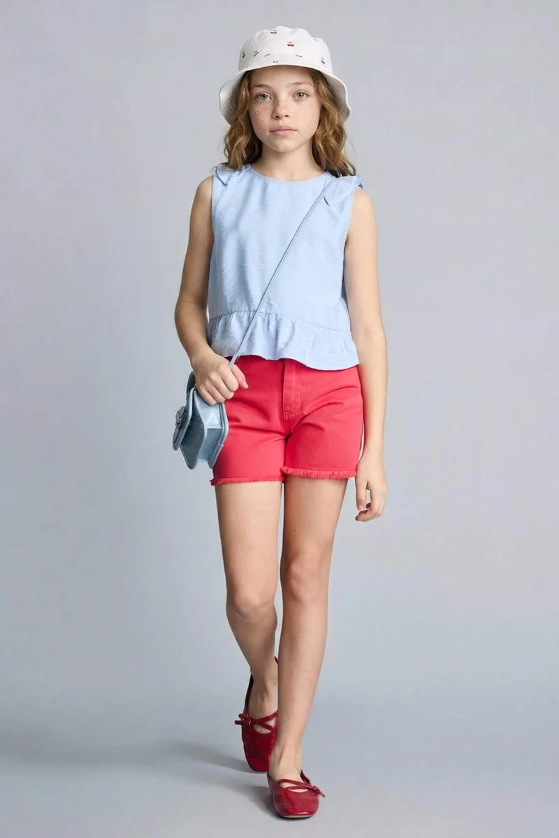 ديفاكتو Girl Short Sleeve Blouse