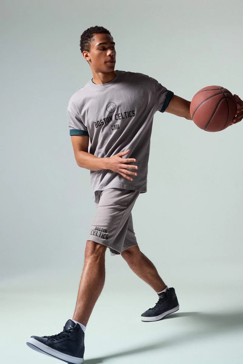 DeFacto NBA Boston Celtics Standard Fit Shorts