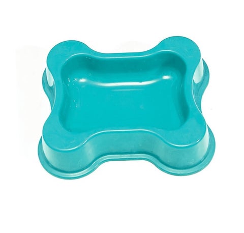 Bone Shaped Plate for Dogs (20 cm Wide) - Green