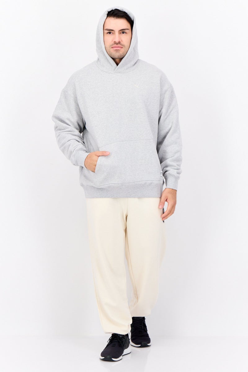 PUMA Puma x Select Men Sportswear Fit Long Sleeve Training Sweatshirt, Heather Grey  - Image 2