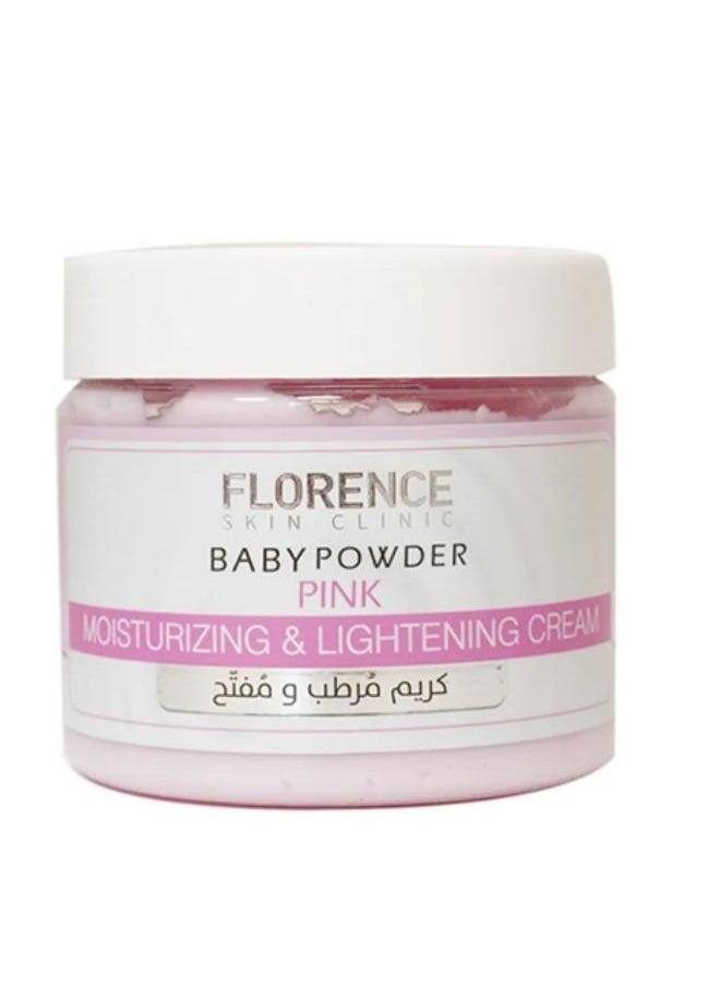 Florence Baby Powder Pink Moisturizing And Lightening Cream 300 ML 