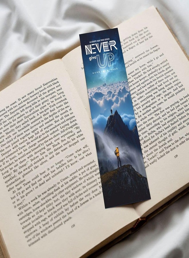 CVANU مجموعة CVANU من 90 فاصل كتاب مطبوع عليه اقتباسات إيجابية على الوجهين مع تغليف حراري، مناسب لقراء الكتب (15.1 سم × 4.47 سم)_C21 - Image 1