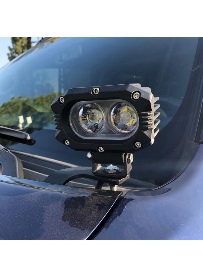 KMFCDAE 4Runner Ditch Light Bracket LED Pods Hood Mount Brackets Compatible with Toyota 4Runner 2010+ - Image 5