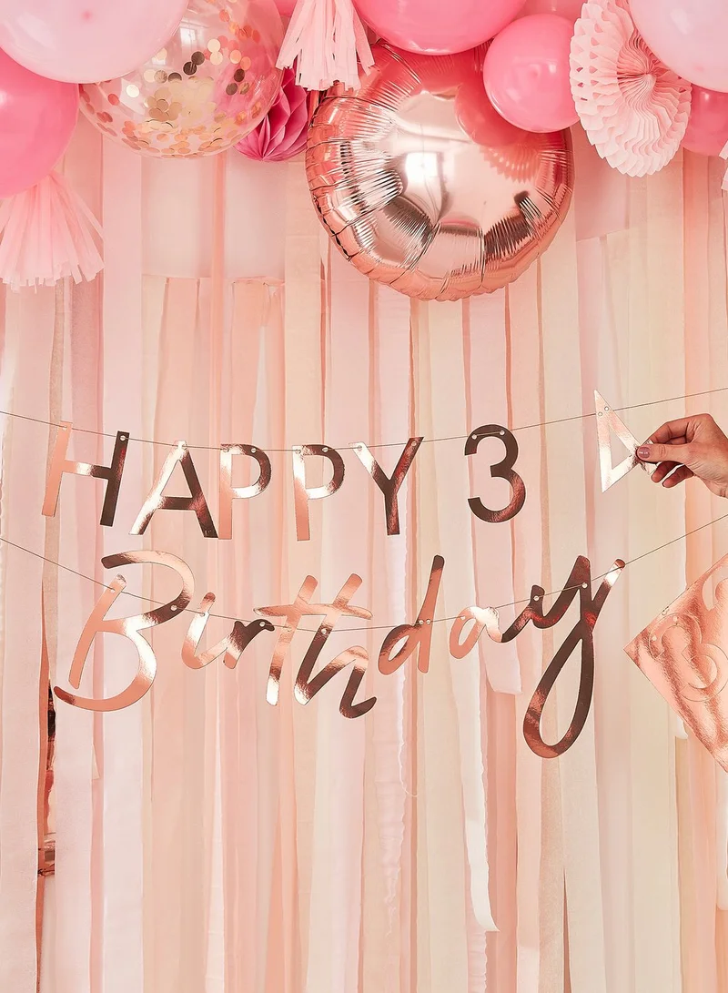 Ginger Ray Happy Birthday Back Drop