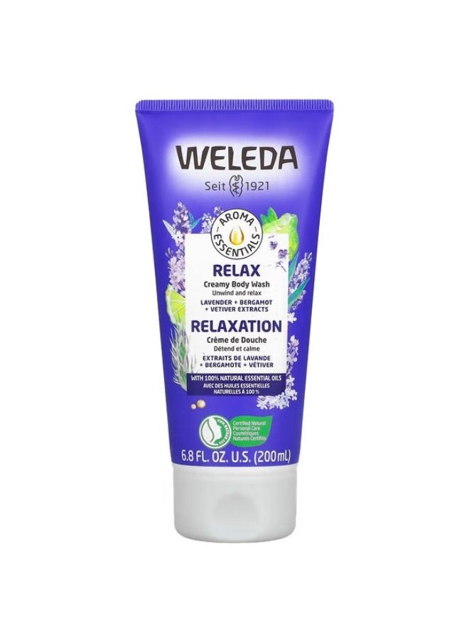 Weleda, Relax, Creamy Body Wash, Lavender + Bergamot + Vetiver Extracts, 6.8 fl oz (200 ml) - pzsku/Z4A7C8DAB06A0E4A800CCZ/45/_/1669282095/a086dbad-0ef8-441b-9757-3af6de14dbc7