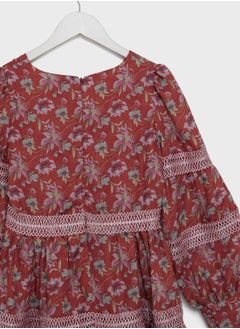 Bardot Junior Kids Carminia Printed Midi Dress  - Image 3