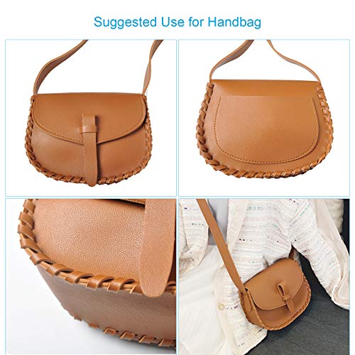 TeeLiy 3mm Flat Genuine Leather Cord, Strip Cord Braiding String Tan for Jewelry Making, Leather Shoe Lace, Arts & Crafts (Tan_3MM_5Yards) - Image 4