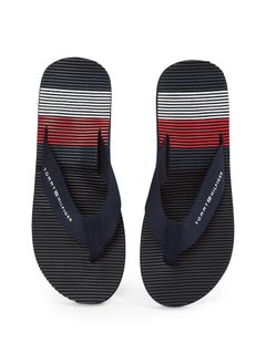 TOMMY HILFIGER Monogram Thongs Beach Flip Flops  - Image 5
