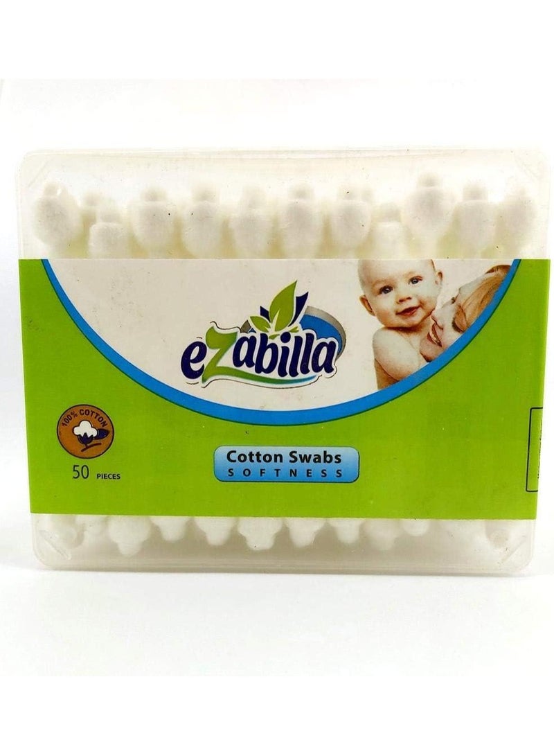 Cotton Swabs Softness For Kids 50Pcs