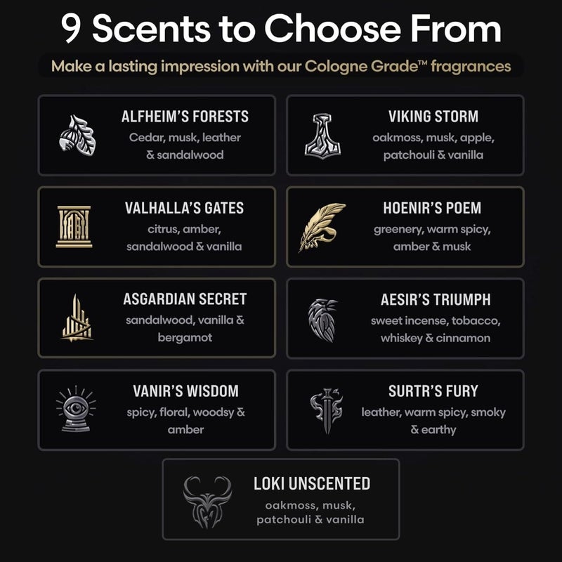 The Beard Struggle - Day Liquid Tonic Beard Oil - Platinum Collection, Aesir's Triumph - Beard Oil for Men - Moisturize, Softens Hair, Reduces Itch - Day Time Beard Growth Oil (1 Fl oz) - Image 3