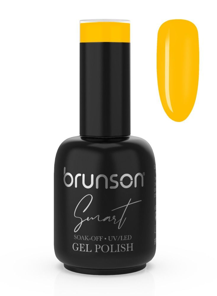Gel Nail Polish, 15ml Smart Gel Nails Glossy Shine Finish Long Lasting Soak off UV/LED Gel Polish for Nail Art French Manicure Pedicure Salon Quality Chip Resistant Gel Nail Extensions UV Gel  BSM123