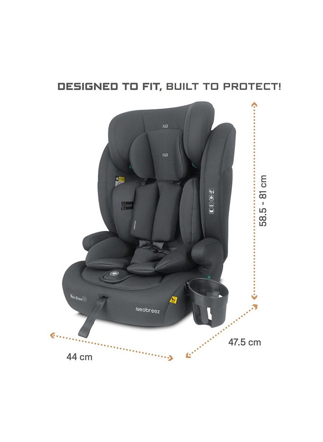 neobreez I-Bostoni Universal 3 In 1 Children‘S I-Size Deep Toddler Child Car Seat,  Ecer129, Group 1/2/3,  High Back Booster Seat,  Adjustable Headrest, 3-Point Safety Belt  (9-36 Kg, 76-150 Cm, 15M To 12Yrs)  - Image 5