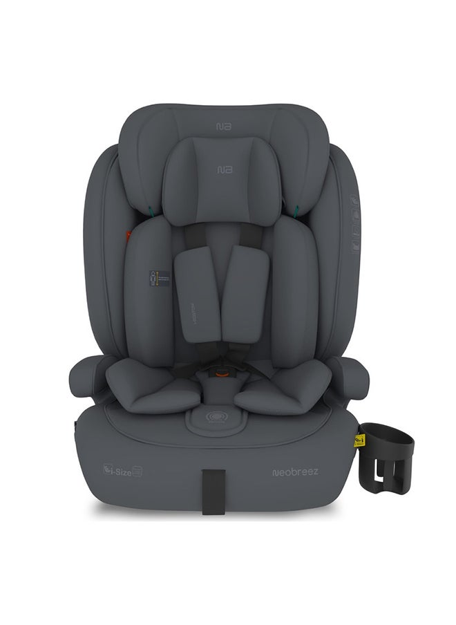 neobreez I-Bostoni Universal 3 In 1 Children‘S I-Size Deep Toddler Child Car Seat,  Ecer129, Group 1/2/3,  High Back Booster Seat,  Adjustable Headrest, 3-Point Safety Belt  (9-36 Kg, 76-150 Cm, 15M To 12Yrs)  - Image 1
