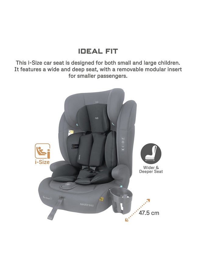 neobreez I-Bostoni Universal 3 In 1 Children‘S I-Size Deep Toddler Child Car Seat,  Ecer129, Group 1/2/3,  High Back Booster Seat,  Adjustable Headrest, 3-Point Safety Belt  (9-36 Kg, 76-150 Cm, 15M To 12Yrs)  - Image 3