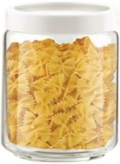 Ocean OCEAN GLASS JAR - STAX JAR WHITE LID 750 ML. 
