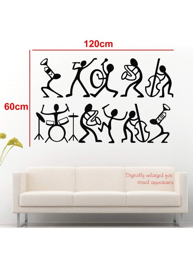 StickMe 'Happy Music Band - Doodle - Set of 10 Stair Wall Stickers' -SM555 (Multi Colour, Vinyl - 120cm X 60 cm) - Image 3