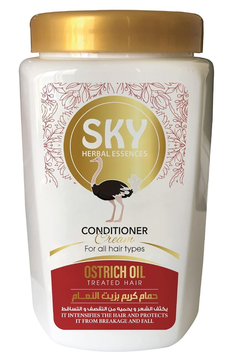SKY Sky Cream Bath 1000 grams with Ostrich Oil  - Image 1