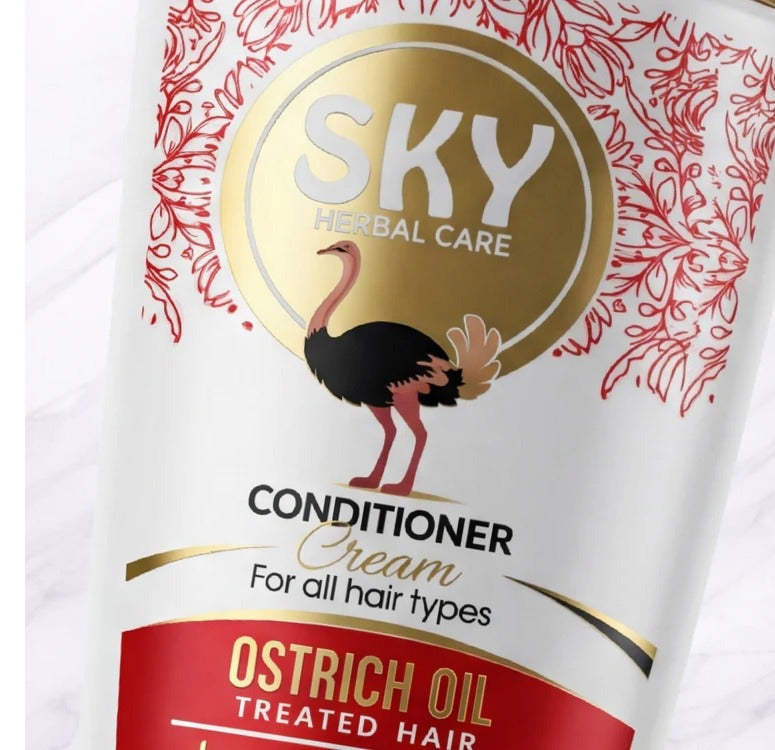 Sky Herbal Care Cream Bath 1000 grams with Ostrich Oil - Image 4