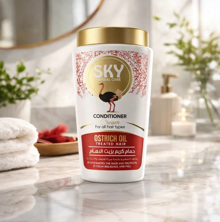 Sky Herbal Care Cream Bath 1000 grams with Ostrich Oil - Image 5