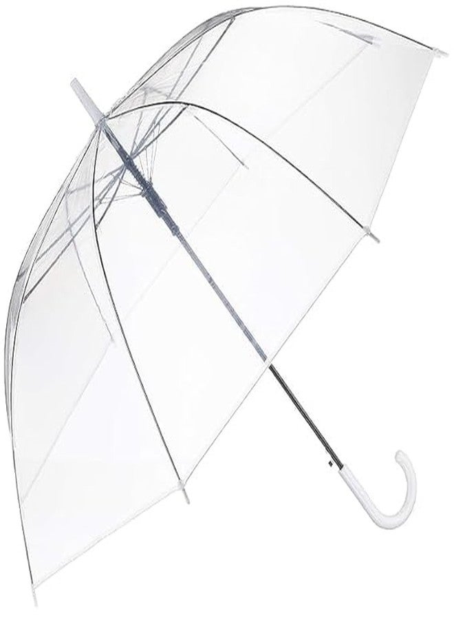 Packcy Clear Transparent Windproof Umbrella - Durable Dome Style Rain Umbrella for Outdoor Events, Wedding Decoration & Strong Wind Protection - Image 3