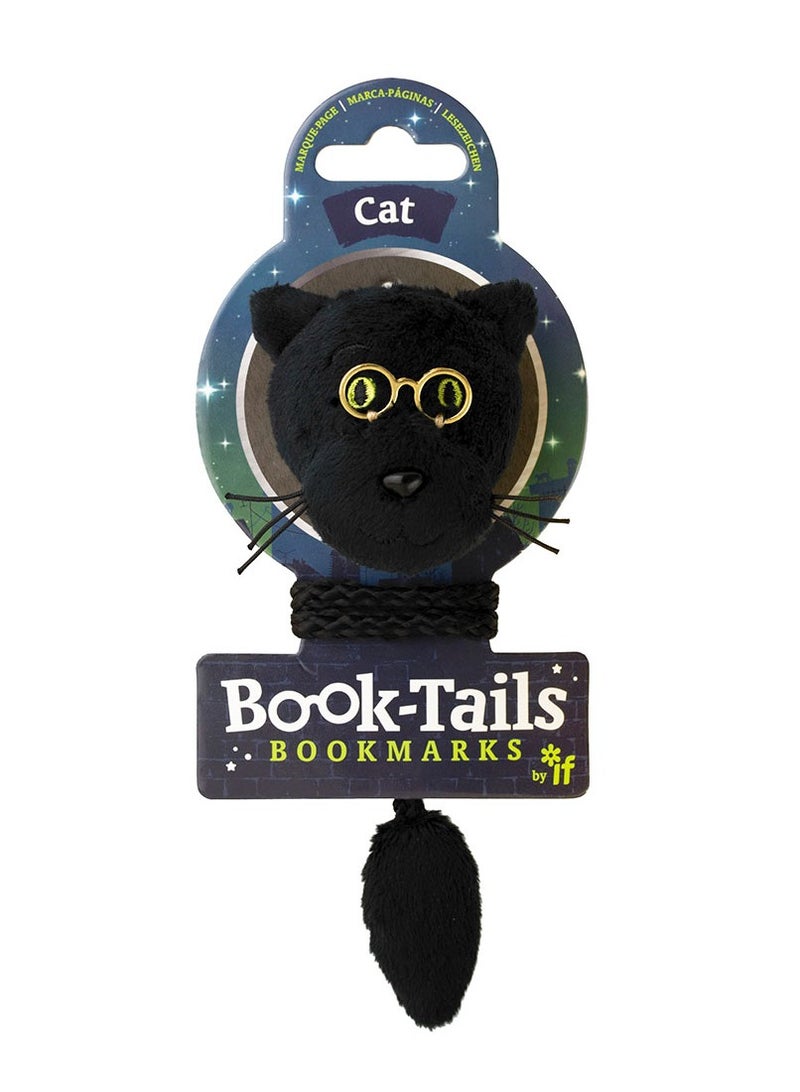 IF Book-Tails Bookmark - Black Cat - Image 1
