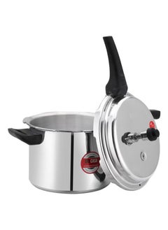 DELCASA Aluminium Induction Base Pressure Cooker Lightweight & Durable Cooker With Lid, Cool Touch Handle And Safety Valves Ideal For Gas And Solid Hotplates 3Liters  - Image 2