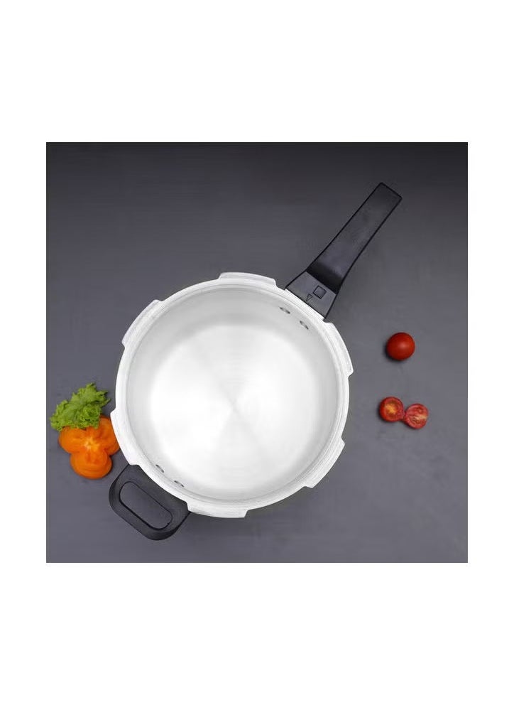 DELCASA - Aluminium Induction Base Pressure Cooker Lightweight & Durable Cooker With Lid, Cool Touch Handle And Safety Valves Ideal For Gas And Solid Hotplates 3Liters - Image 1