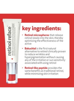 Indeed Labs Retinol Reface Retinol Wrinkle Repair Cream Softer Smoother Younger Skin Contains Vitamin A And Bakuchiol 1.0 Fl Oz  - Image 2