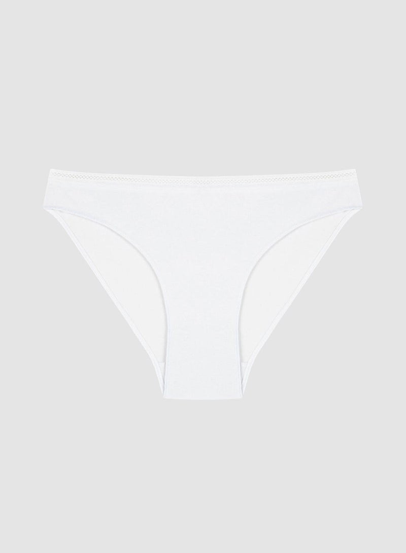 Penti White Cotton Easy Slip Panties - Image 4