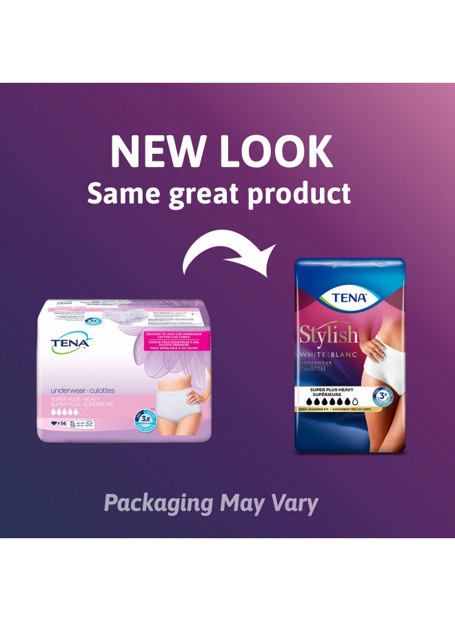 Tena Incontinence Underwear for Women, Super Plus Absorbency, Extra Large, 14 Count