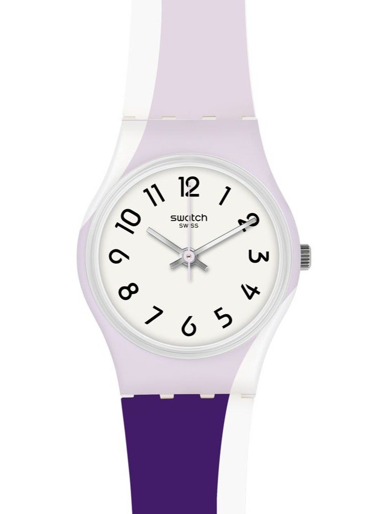 Swatch Women Purpletwist Quartz Movement Water Resistant Wrist Watch - 25 Mm - Image 1