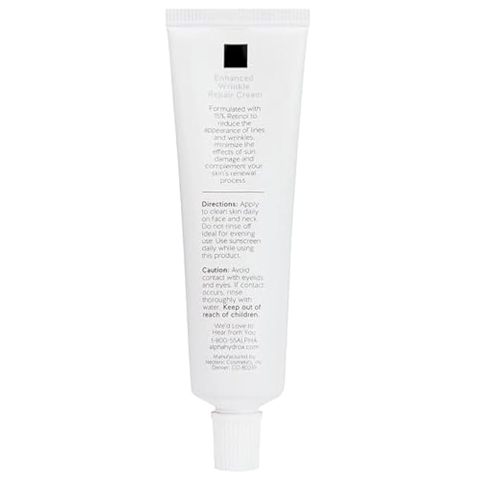 Alpha Skin Care Enhanced Wrinkle Repair Cream, Anti-Aging Formula, 0.15% Retinol, Vitamins A, C & E, Reduces Lines & Wrinkles, All Skin Types, 1.05 Oz, White - Image 5