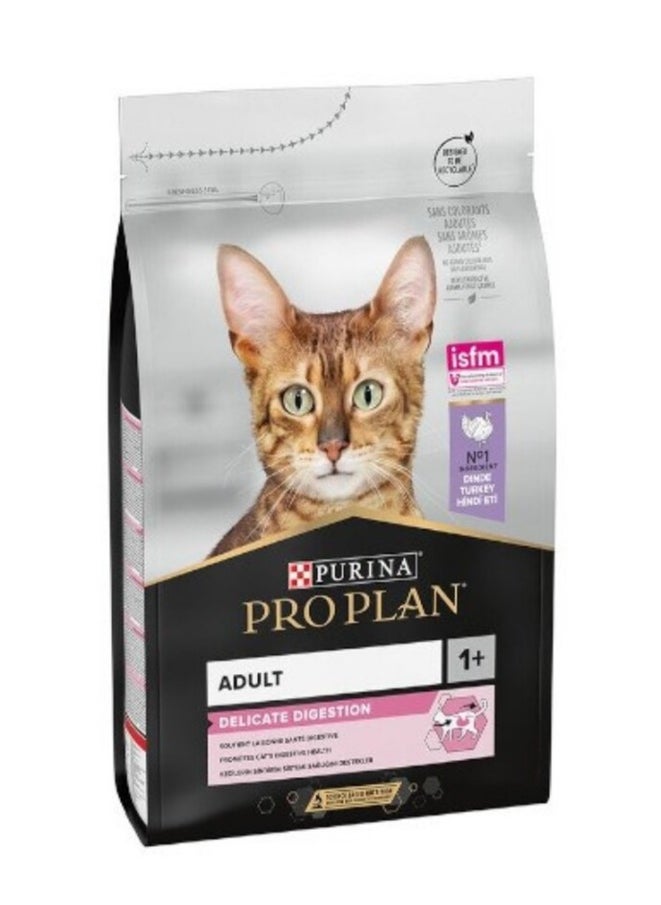 PURINA Opti Digest Dry Food with Turkey for Delicate Adult Cats (1+ Years) 