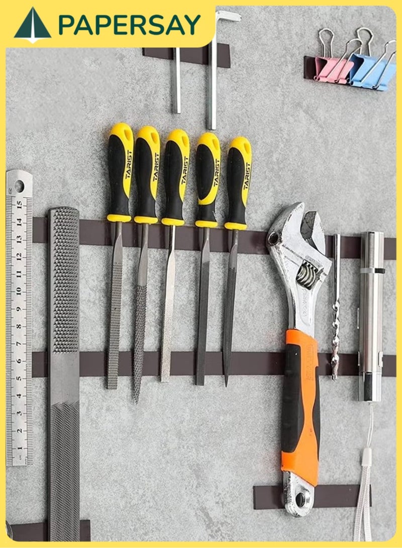 PAPERSAY Magnetic Tape, Magnetic Tape with Adhesive, Magnet Tape Roll with Strong Adhesive Backing for DIY, Art Projects, whiteboards and Fridge Organization (30mm x 1m) - Image 2