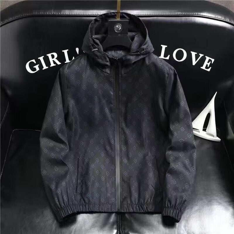 2024 Anti-Uv Sun Protection Clothing Men'S Plaid Ultra-Thin Ice Silk Outdoor Hooded Thin Jacket Sun Protection Clothing - Image 2