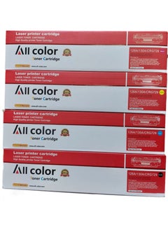 اول كلور خرطوشة حبر ليزر جيت ملونة متوافقة 126 130 126A 130A لطابعة الليزر HP CP1025 1025 CP1025nw MFP M175 M176 MFP M177 M275 لطابعة HP126A CE310A CE311A CE312A CE313A CE350A CE351A CE352A CE353A Canon 729 CRG729 (4 ألوان) 