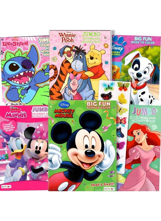 Disney Classics Coloring And Activity Books For Kids Bulk Coloring Bundle With Mickey Mouse Minnie Ariel Featuring Stickers Activities Mazes Games Puzzles And More