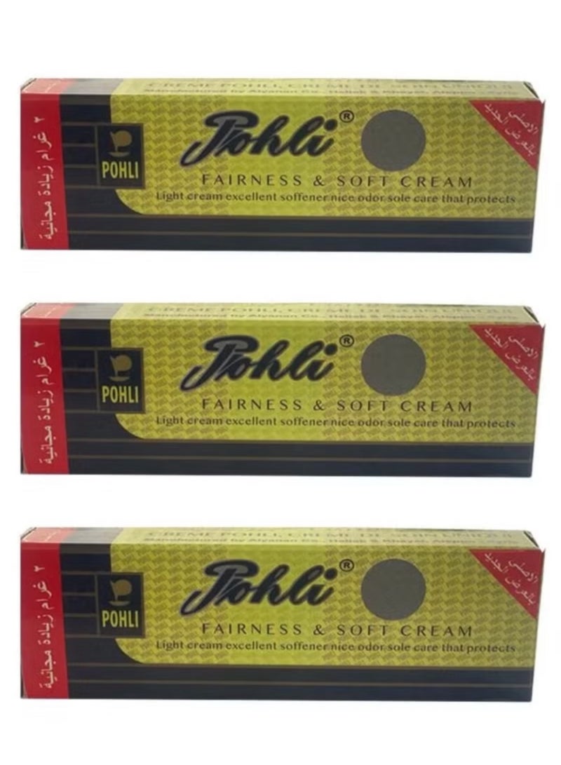 بوهلي 3 قطع من كريم بوهلي لطيف لتفتيح البشرة 31  غرام - Image 1