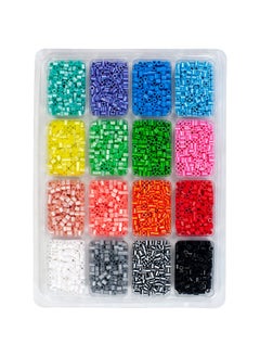 Perler Perler Beads Stripes And Pearls Assorted Fuse Beads Tray For Kids Crafts, 4000 pcs  - Image 4