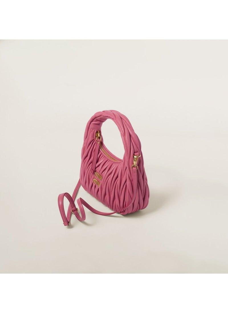Miu Miu Wander Matelassé Soft Sheep Leather Crescent Bag  - Image 2