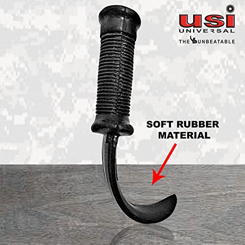 USI UNIVERSAL KN Training Rubber Knife For Martial Arts Training & Practice,Training Against Real Knife Attacks, Made Of Soft Rubber Material (Black, Pack of 1Pc) - Image 2