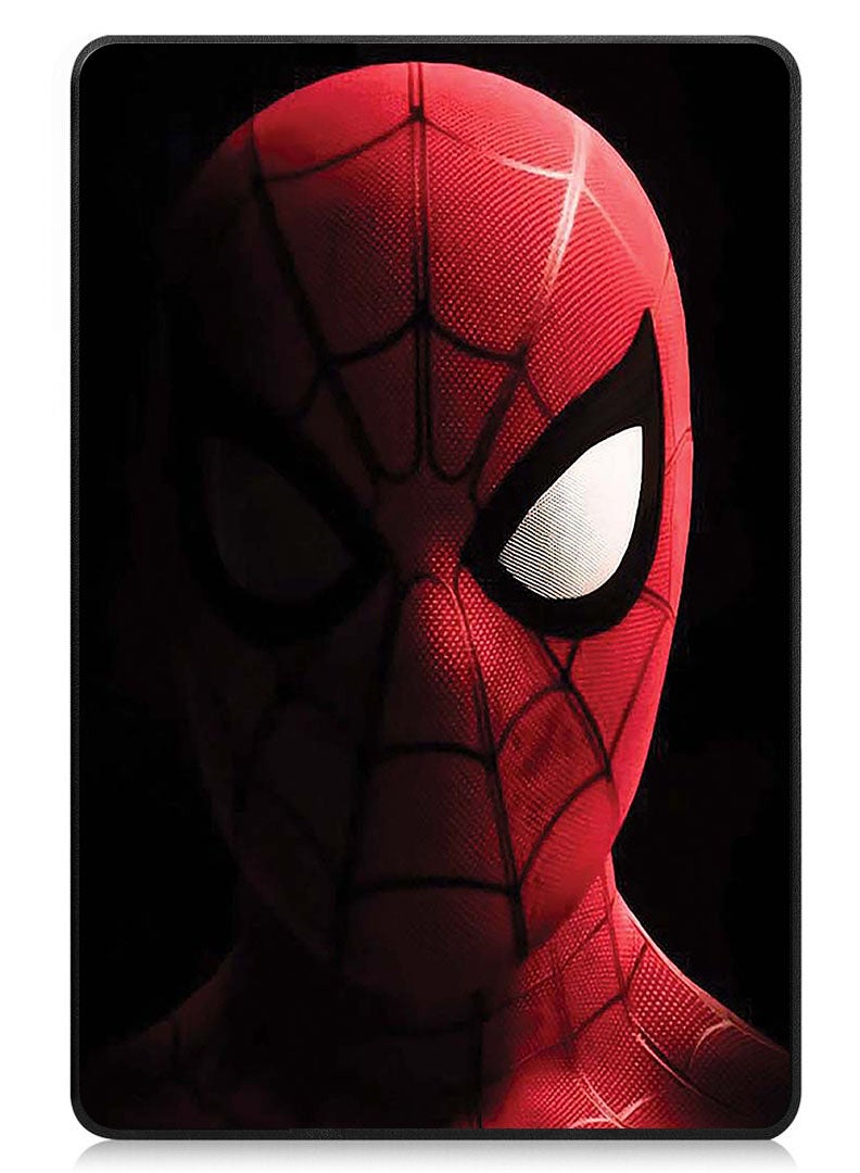 Theodor Protective Flip Case For Xiaomi Redmi Pad SE With Trifold Stand Auto Wake Sleep Shockproof Cover Spiderman Face - Image 1
