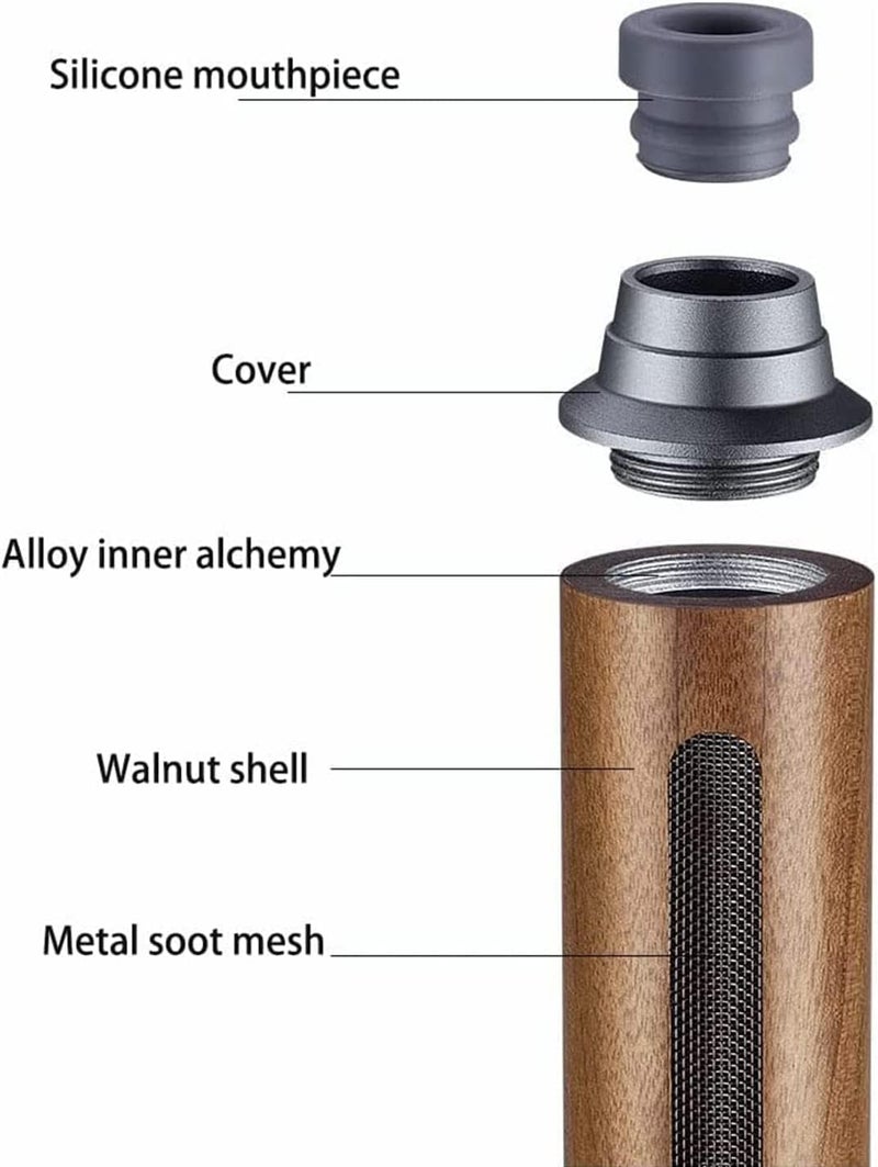 Swabs Mini Cigarette Ashtray - Portable Anti Soot Flying Leakage Proof Car Cigarette Holder - Smokeless Handheld Ashtray - Image 2