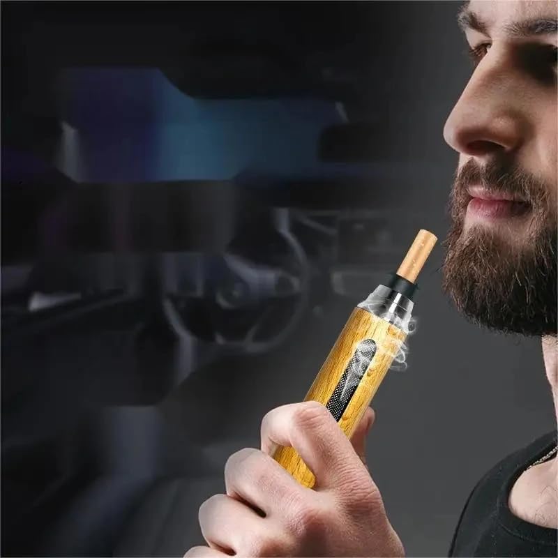 Swabs Mini Cigarette Ashtray - Portable Anti Soot Flying Leakage Proof Car Cigarette Holder - Smokeless Handheld Ashtray - Image 1