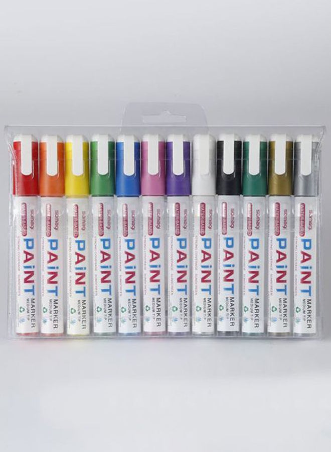 Sharpdo 12-Piece Watercolour Pen Multicolour - Image 3