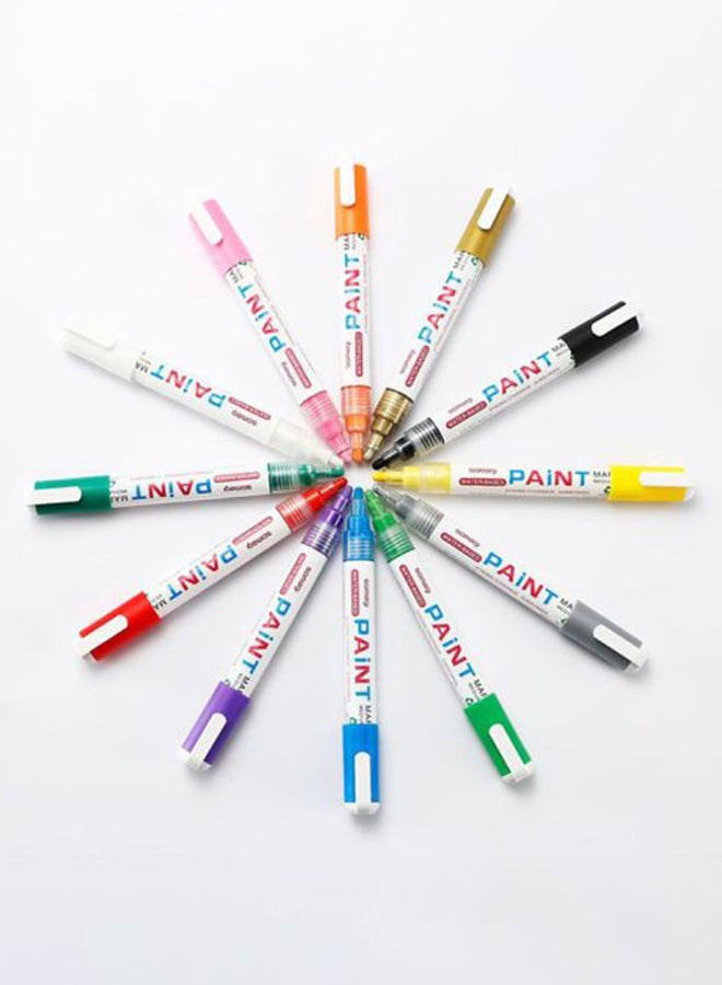 Sharpdo 12-Piece Watercolour Pen Multicolour - Image 2