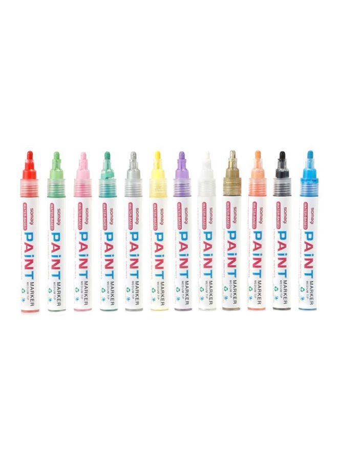 Sharpdo 12-Piece Watercolour Pen Multicolour - Image 1