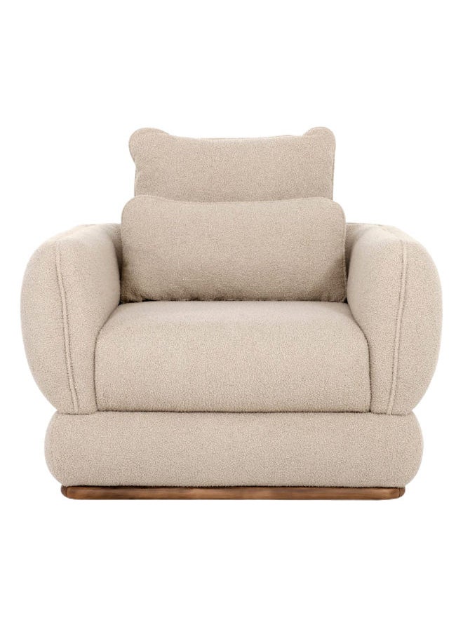 Cocco Armchair Beige & Brown