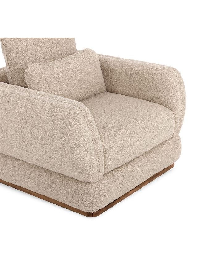 Cocco Armchair Beige & Brown