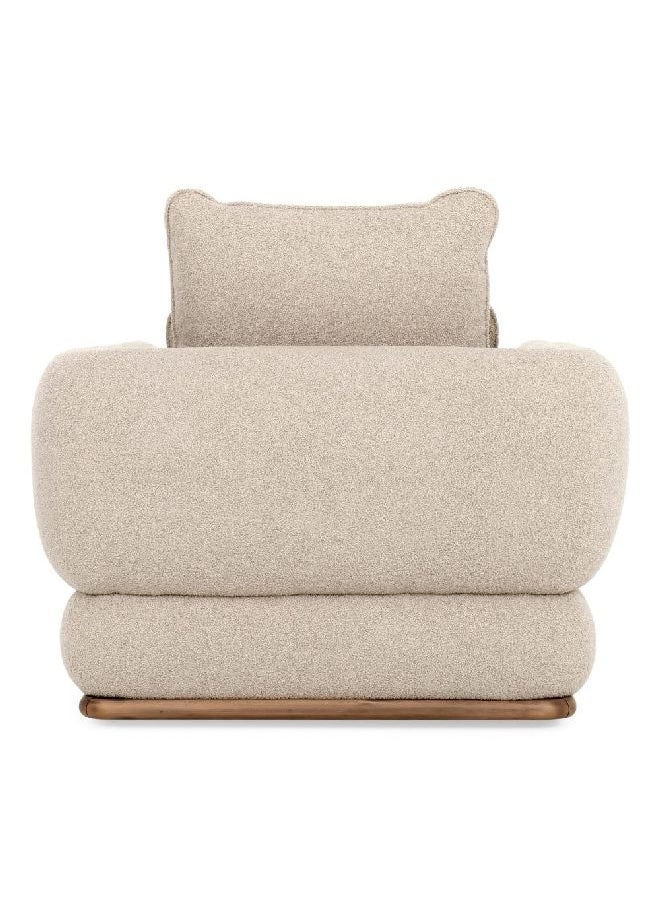 Cocco Armchair Beige & Brown